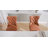 Retro Pu Adjustable Swivel Bar Stools Set Of 4, Tufted Barstools With Back, 3 Colors-1559340655