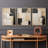 Abstract  Series  CLXV  -Set Of 3 Framed Giclee Prints -Ready to Hang-107252846-107252844