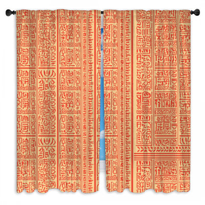 Rideaux de fenêtre Hiéroglyphes