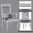 Maverick Fabric & Platinum Finish Arm Chair (Set Of 2)