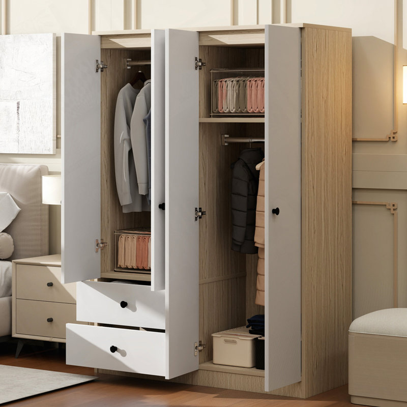 Garde-robe 4 portes