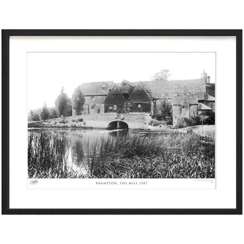Brampton, The Mill 1907 by Francis Frith - Single Picture Frame Print, 40cm H x 50cm W x 2.3cm D