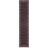 Hand-Knotted High-Quality Red and Ivory Runner
