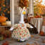 Décoration d'automne pour l'Action de grâce : tenue d'oie adaptée aux statues en ciment de 58 cm (23 pouces). Costumes de décoration extérieure de Thanksgiving. Oies non incluses.