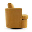 Fauteuil demi-tonneau pivotant rembourré Blendia-1298665013