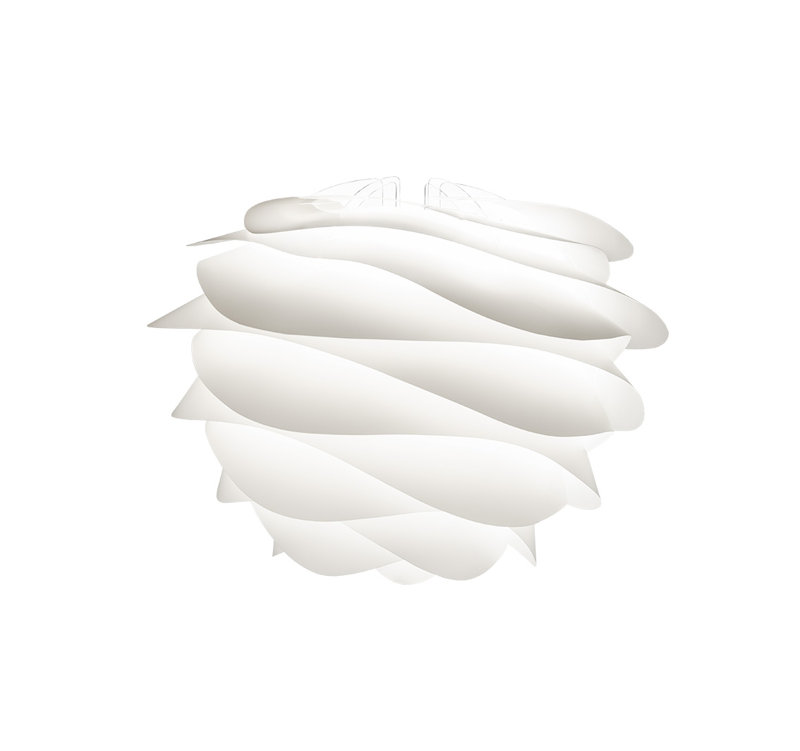 Carmina 1 - Light Unique/Statement Pendant, Black, White, 17.2" H x 18.9" W x 18.9" D
