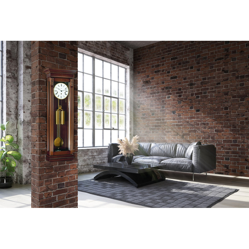 Derith Solid Wood Wall Clock