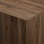 Buffet 70 po minimaliste contemporain noyer foncé