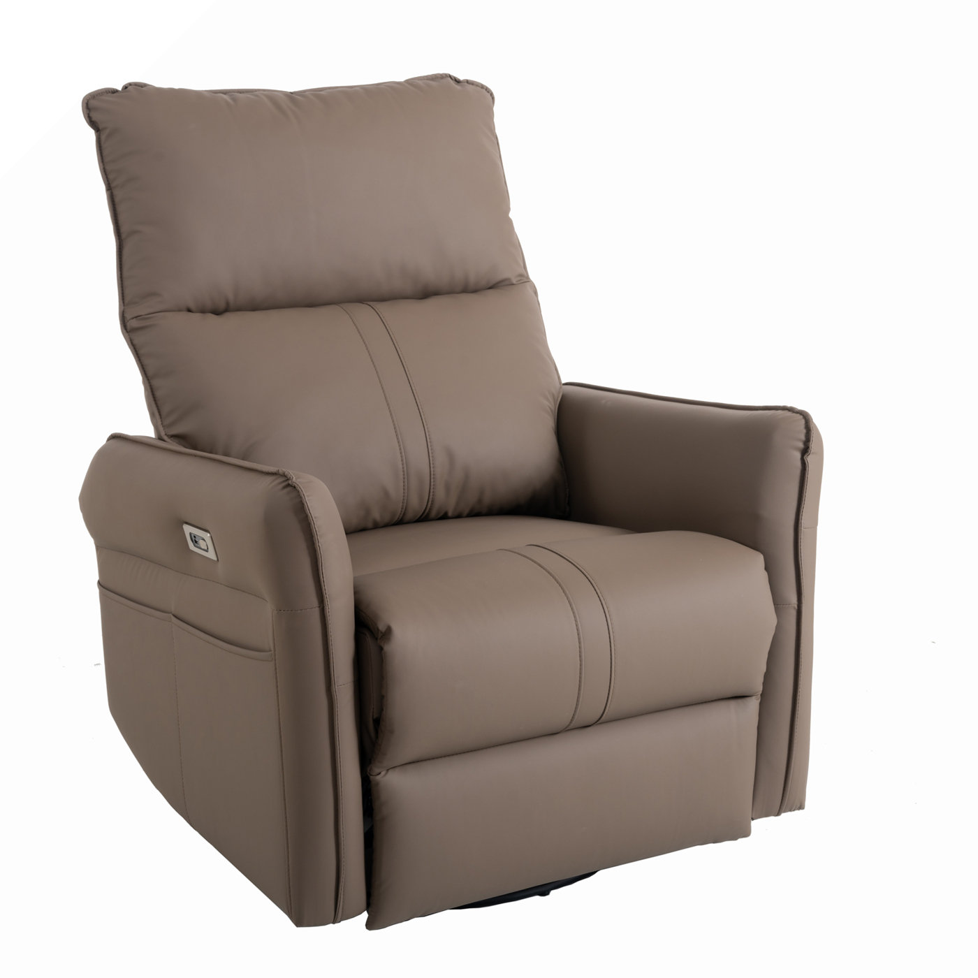 Glider Recliner Nursery Chair 270°Power Swivel Rocker Recliner