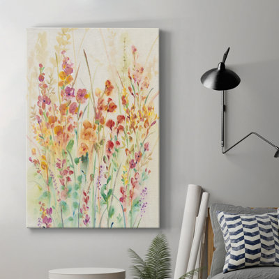 Brilliant Floral II - peinture sur toile tendue