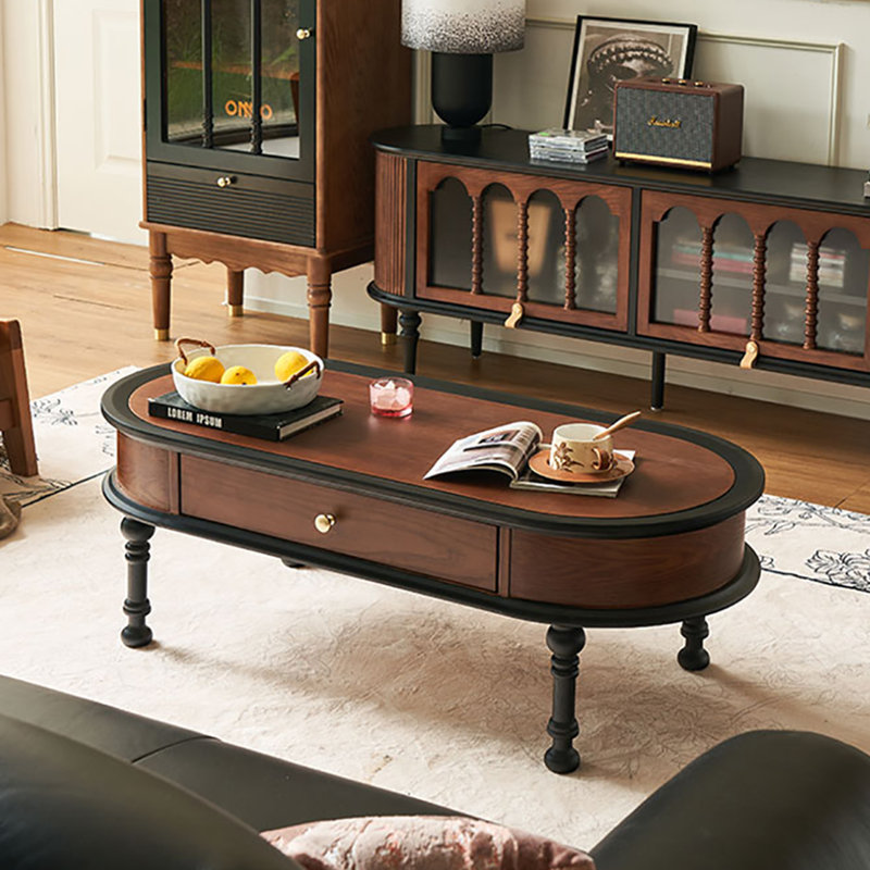 High-grade oval coffee table