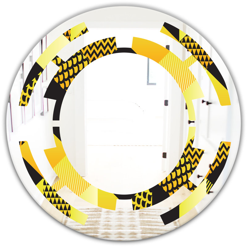 Miroir mural Space Hexagon II, 31,5 po x 31,5 po