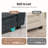 88" Modular Sectional Loveseat Couches for Living Room, 3-Seater Deep Seat Sofa with Ottoman-259536165