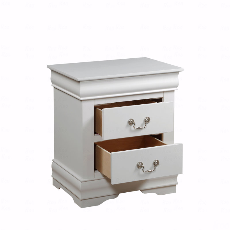 Table de chevet blanche, Blanc