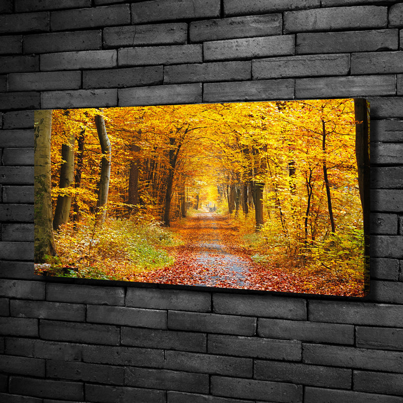 Autumn Forest - No Frame Print on Canvas