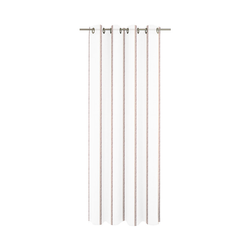 Anneclaar Sheer Single Curtain Panel, 250cm Width x 160cm Drop, Cooking Rack