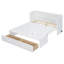 Lit escamotable double avec port USB et grand tiroir, blanc-1905659865-1905659864