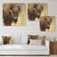 Paysage avec un buffle doré sur toile - Into the Wild-55949879