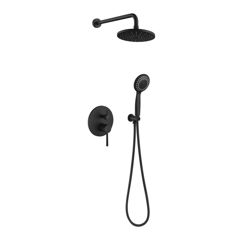All-In-One Kit with Rough in-Valve, Matte Black