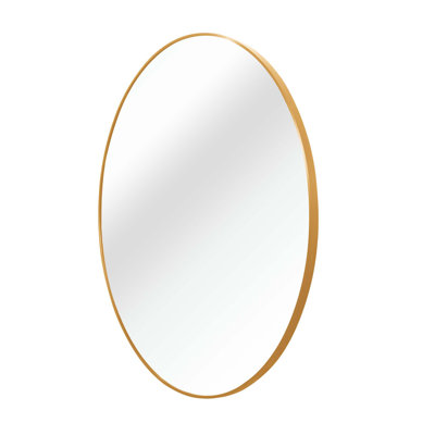 Hermien Aluminum Alloy Rectangular Wall Mirror