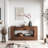Rustic Style Overall Solid Wood Edge Porch Cabinet Solid Wood Accent Chest