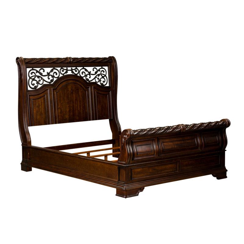 Ashyla King Standard Sleigh Bed, King