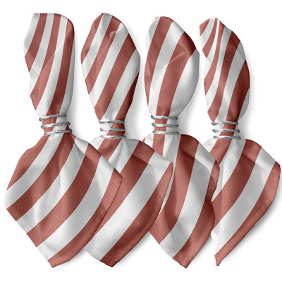 Lachisha Polyester Striped Square Napkin