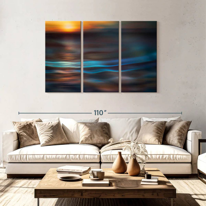 Gillard Pacific Sunset Hues, H 48 po x l 74 po