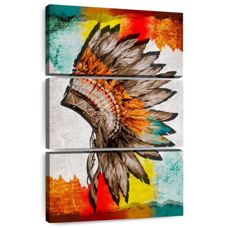 Lelar Native American Headwear, 32" H x 20" W