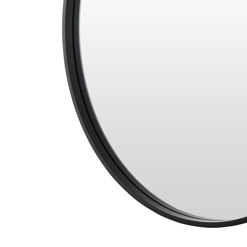 Miroir de salle de bain rond, Or, 28 po x 28 po