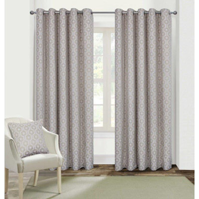 Annaluisa Polyester Standard Eyelet Curtain Pair