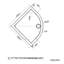 Hildebrand Composite Shower Tray  White-1717844955