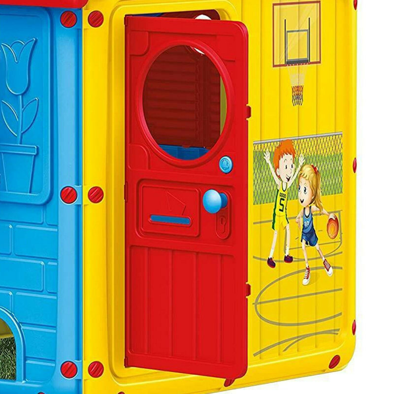 Stockseth Zoomie Kids 104cm W x 156cm D Indoor / Outdoor Plastic Playhouse