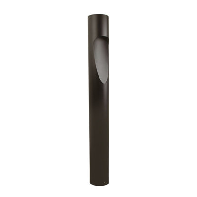Architectural Tunable Walkway Bollard in Bronze Aluminum - 3000K/4000K/5000K