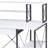 All Purpose White Finish Writing Desk-406743268
