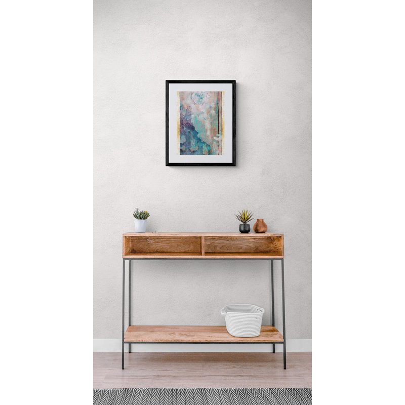 Pink Haze by Kari Souders, Black Framed Paper, 20" H x 16" W