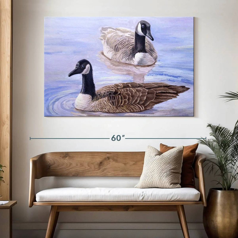 Geese, 34" H x 51" W