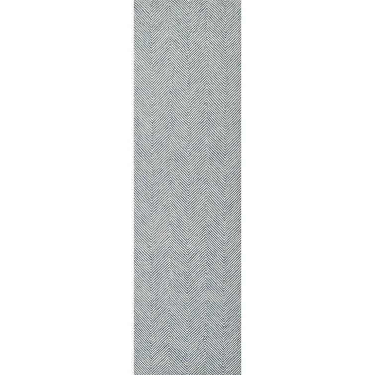 Wheaton Hand Tufted Wool Chevron Area Rug
