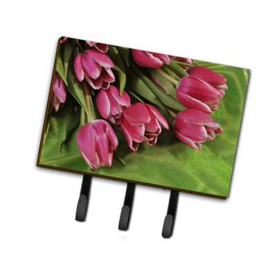 Metal Wall Organizer with Key Hooks