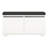 Modern White Shoe Cabinet, 31.5 x 16.5 x 13.8 inches | 100% Melamine Coated Particle Board, Thickness: 0.7 inches | Stylish Storage Solution for Entryway, Hallway & Closet, Durable & Elegant Design-557200002