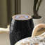 Table d'appoint 12 po Mosaic - Noir, cadre en métal thermolaqué noir-110498739