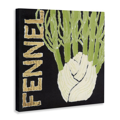 Fennel Root Vegetable Canvas, design by Nancy Overton