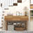 Wood Console Table With 3 Drawers