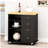 Modern Kitchen Trolley, Spacious, with Swivel Wheels-1949580132