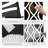 White/Black Indoor/Outdoor Area Rug-444316259