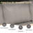 5-Person Patio Wicker Coversation Set with Cushions and Armless Sofa Chairs-1705898211