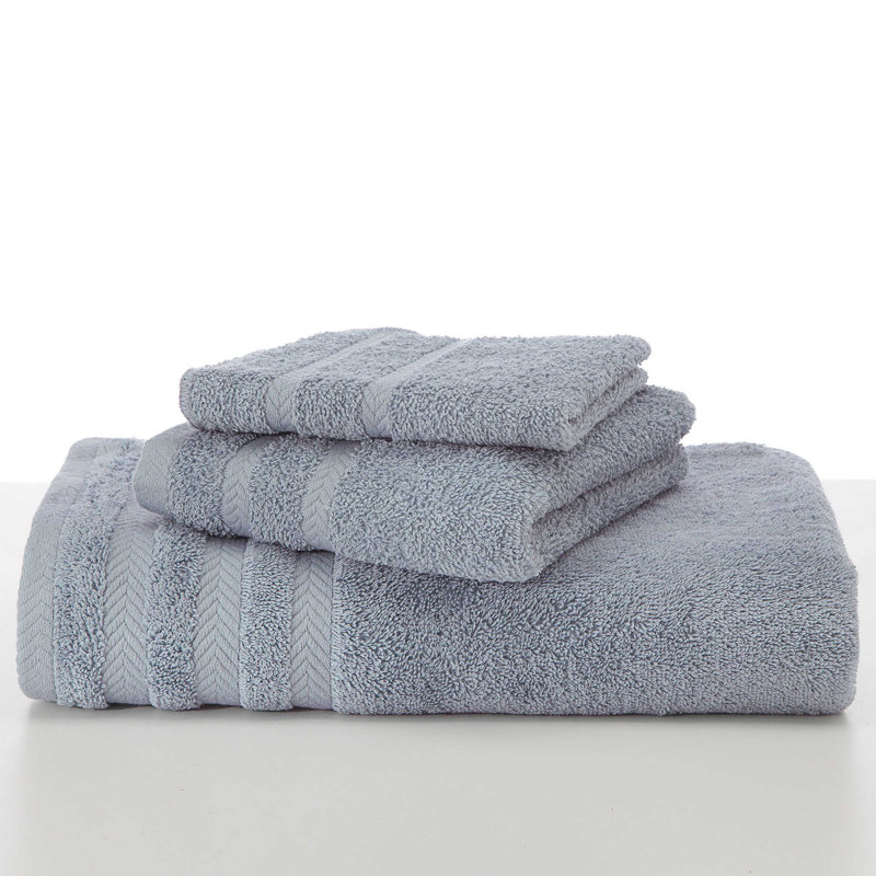 Drap 100% coton de qualité égyptienne Martex, Bleu acier