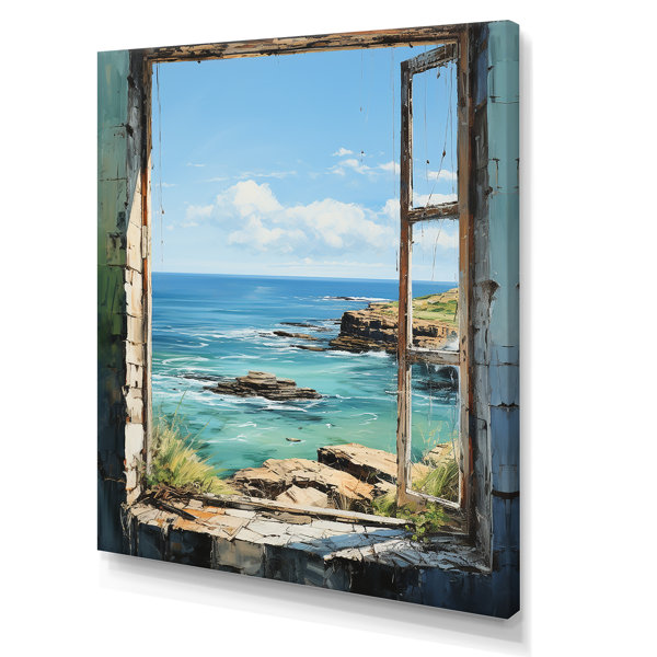 Winston Porter Sailors Ocean Windows Outlook II - Coastal Windows Wall ...