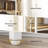 Floki Stainless Steel Corner Bookcase-1286050582