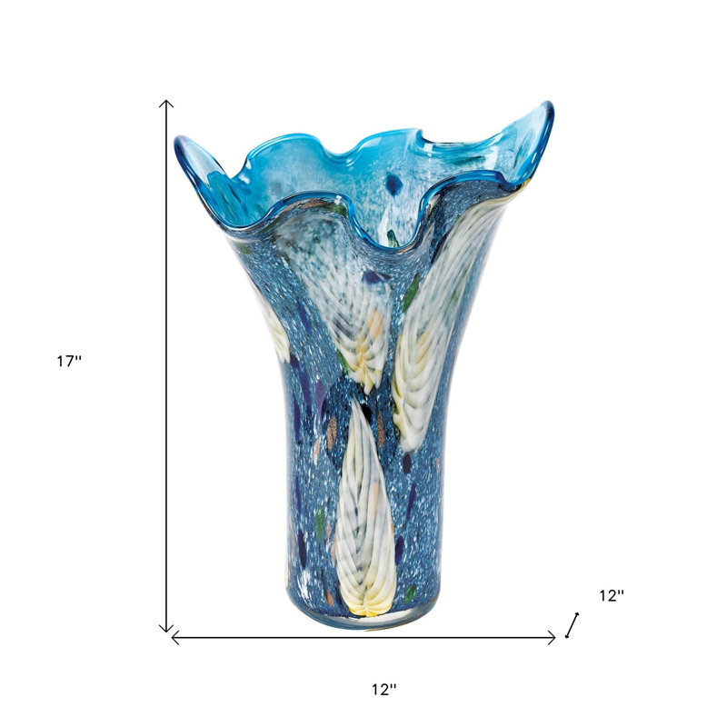 Allegrotto Handmade Crystal Table Vase